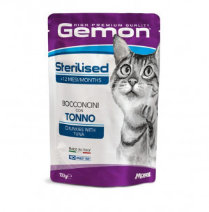 GEMON Gemon Cat Pouch Sterilized With Tuna 100 g - ar tunci